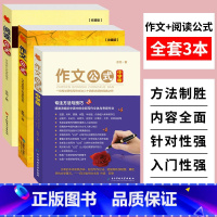 [正版]作文公式 阅读公式(中学版 收藏版) 余地著 全套3本 初中语文阅读提分技巧与方法 中学生初中生高中生作文满分