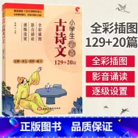 [正版]新版小学生古诗文129+20篇 小学古诗文意译疑难注释诗文欣赏详解小升初练习语文必背古诗词国学经典诵读文言文阅