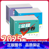 语文+数学+英语[3本装] 三年级下 [正版]通成学典小学全程测评卷123456年级上下册语文人教版数学苏教版英语译林江
