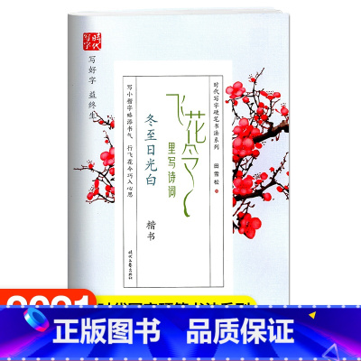 [正版]飞花令里写诗词 冬至日光白 楷书 时代写字硬笔书法系列 田雪松书 写小楷略添书气 行飞花令巧入心思 时代文艺出