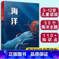 藏在书架里的百科知识--海洋 [正版]藏在书架里的百科知识 海洋 3-6-9-12岁幼儿童小学生青少年海洋知识启蒙科普读