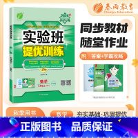 七年级上册数学[沪科版] 初中通用 [正版]2024沪科版数学实验班提优训练七年级下册八九年级上册数学沪科版HK初二初三