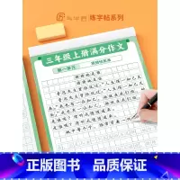 满分作文练字帖 3上 [正版]满分作文练字帖三四五六年级上册下册 小学生语文同步字帖3456年级上下册好词好句优美句子积