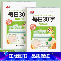 一年级上下册[[每日30字]/加厚升级/好字好词 [正版]一二年级同步升级加厚每日30字练字帖小学生三四五六年级上下册每