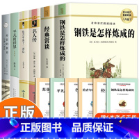 [全6册]八年级下册阅读全套 [正版]钢铁是怎样炼成的 初中原著八年级下册阅读名著 原著完整版 初二课外书8下阅读八下语