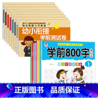 [16册]幼儿园800字练字帖+幼小衔接一日一练 [正版]学前800字幼儿园练字帖汉字描红本幼小衔接儿童字帖幼儿中班大班
