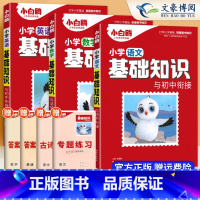 语文+数学+英语(套装更优惠) 小学升初中 [正版]万唯小白鸥小学基础知识与初中衔接大全语文数学英语人教版小升初总复习强