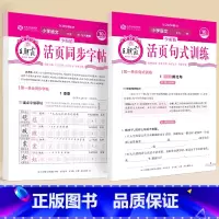 [2本]句式训练+同步字帖 四年级上 [正版]2024秋活页句式训练大全三年级四五六年级上册小学句型句式强化专项练习讲练