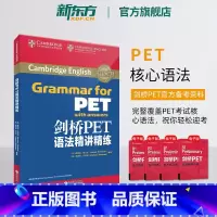 PET语法精讲精练 [正版]剑桥PET语法精讲精练 通用五级 pet备考资料英语入门证书考试 语法词汇模考书籍 英语 对