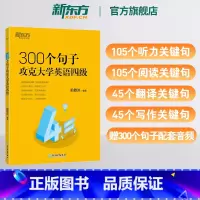 [正版]新东方300个句子攻克大学英语四级 真题听力阅读翻译写作难点突破考点归纳句型拓展核心词汇 英语学习俞敏洪英语