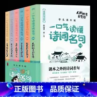 [全6册]一口气读懂诗词名句 [正版]一口气读懂中华经典语文诗词名句8-12-15岁初中小学生语文知识大全课外阅读二三四