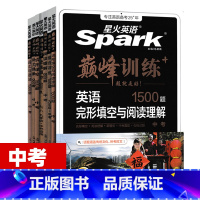 全套6本 九年级/初中三年级 [正版]2025版英语中考巅峰训练初中九年级英语专项完形填空与阅读理解听力词汇语法组合训练