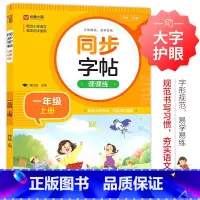 一年级上 小学通用 [正版]同步字帖课课练 小学一二三四五六年级下上册同步组词笔画顺偏旁生字抄写人教版1-6年级上下册硬