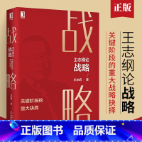 王志纲论战略:关键阶段的重大抉择 [正版]王志纲论战略:关键阶段的重大抉择 王志纲著 企业管理书籍 战略认知战略分析