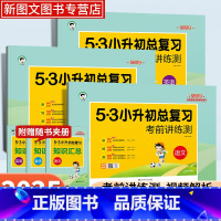 [强力推荐]语文+数学+英语 小学升初中 [正版]2025版53小升初总复习真题卷语文数学英语人教版53卷子全套小升初真