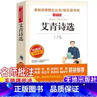 艾青诗选 [正版]艾青诗选四年级下册现代诗歌艾青原著立人主编天地出版社名师导读带批注无障碍精读版五六年级九年级课外书