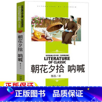 朝花夕拾 呐喊 [正版]朝花夕拾呐喊鲁迅原著七年级必读课外书初中生初一7年级七年级上册下册名师导读带批注读后感无障碍名师