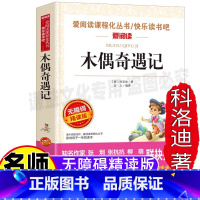 [正版]木偶奇遇记三年级必读四年级小学生青少年彩图插画版课外书上下册通用科洛迪原著天地出版社立人编译名师导读带批注无障
