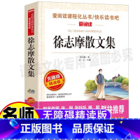 [正版]徐志摩散文集原著当代散文名师导读带批注无障碍精读版立人主编天地出版社小学生三四五六年级初中生七八九年级课外书