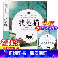 我是猫 [正版]我是猫夏目漱石九年级必读课外书名师导读带批注读后感考点考题无障碍阅读初中生版初三九年级下册书目吴海燕精评