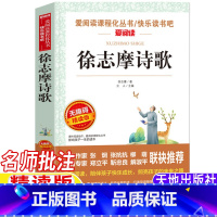 徐志摩诗歌 [正版]四年级下册现代诗歌徐志摩诗歌诗集4四年级现代诗精选名师导读带批注无障碍精读版天地出版社人民教育出版社