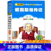 爱因斯坦传记 [正版]爱因斯坦传记注音版儿童小学生版彩图带拼音一年级二三年级科学家的故事书名人传记刘敬余主编北京教育出版