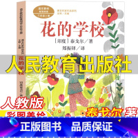 花的学校 [正版]花的学校泰戈尔著人民教育出版社三年级上册人教版语文配套阅读彩图美绘版王林主编课文作家作品系列
