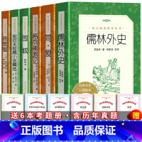 全6册 九年级下册阅读大套 人民文学出版社 [正版]全6册 九年级 简爱儒林外史格列佛游记围城我是猫契诃夫短篇小说选