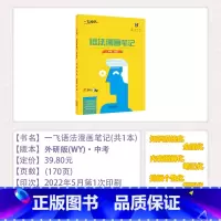 [23版 中考 英语]语法漫画笔记 初中通用 [正版]2023新版一飞冲天中考英语语法漫画笔记天津中考英语听力突破知识系