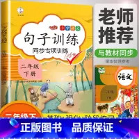 [正版]二年级下册语文句子训练同步专项训练人教版 小学2年级下句子专项同步训练读拼音写句子专项训练组词造句阅读理解天天