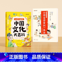 [全2册]文化大百科+文学常识 [正版]时光学小学生必背中国文化大百科中华文化常识小学生必背知识点趣味问答 轻松易懂弘扬