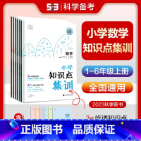 [3本套]数学知识点集训+单元归类复习+口算大通关.人教版 一年级上 [正版]2024版 53小学数学知识点集训汇总总结