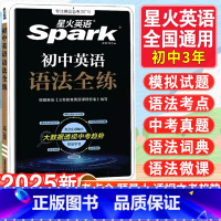 初中英语语法全练 初中通用 [正版]2025英语语法专练英语初中英语语法全解语法大全初一初二初三中考词汇单词知识点基础知