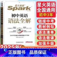[2本套]初中英语语法全解+词汇 初中通用 [正版]2025英语初中英语语法全解七八九年级巅峰训练中考英语语法词汇初一二