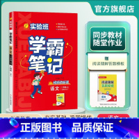 语文 二年级上 [正版]2024年秋 小学实验班学霸笔记二年级语文上册人教版 春雨教育2年级上册RJ版笔记重难点方法规律