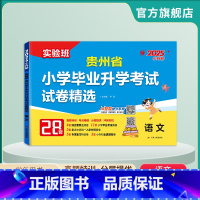 语文 小学升初中 [正版]备考2025年贵州小升初升学考试语文2024年贵州小学毕业升学考试真题试卷精选考必胜28套卷六