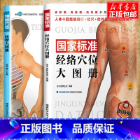 [正版]赠刮痧板国家标准经络穴位大图册+特效穴位按摩大图册人体经络穴位图解书中医养生人体经络按摩保健推拿女性经络穴位按