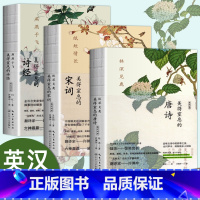 [正版]许渊冲著古诗词书美得让人窒息的唐诗宋词诗经3册套装 中英双语诗画集古典唯美古诗词国学经典书籍文学诗词鉴赏散文随