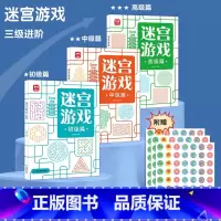 迷宫训练游戏书[全套3册] [正版]3册 迷宫游戏思维逻辑专注力训练记忆力观察力数独益智早教玩具书籍 迷宫书儿童3-6岁