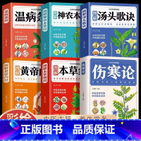 [正版]6册 黄帝内经伤寒论温病条辨神农本草经汤头歌诀本草纲目 中医书籍大全彩图典藏医药大全中草药中药养生原版全集基础