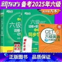 [正版]备考2025年6月英语六级词汇书乱序版+同步学练测大学英语6级考试词根联想记忆法四六级单词书 CET6大学六级