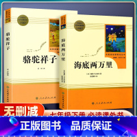 [2本]海底两万里+骆驼祥子 [正版]完整版2册 海底两万里和骆驼祥子bi课内外阅读原著老舍七年级下册阅读课外书书籍老师