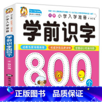 [正版] 学前识字 小学入学准备 全方案学前识字800题宝宝学前幼小衔接幼儿园学前教育启蒙认知绘本2-3-4-6岁幼儿