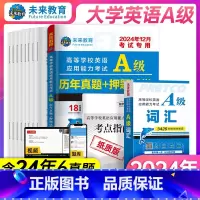 大学英语A级历年真题+词汇 [正版]赠纸质词汇备考2024年12月高等学校英语应用能力考试A级历年真题试卷a级词汇大学英