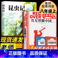 [赠考点]人文红星照耀中国+昆虫记 [正版]昆虫记法布尔 人民文学出版社原著三年级下必读八年级上册必读七初中生8上完整版