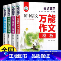 [正版]考试高手 全套4册 初中语文数学英语物理化学科学 初中生提分中考满分作文模板语法大全公式定律基础知识重难点辅导