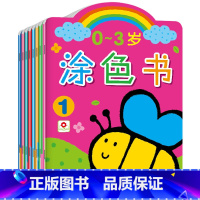 [正版]宝宝涂色书 0-3岁入门 填色幼儿简单 学画画本幼儿园小班儿童 初学者 小孩教程基启蒙 涂颜色的画书 零基础涂