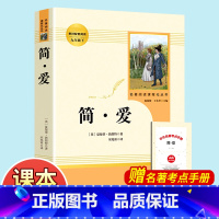 [正版]简爱书籍 原著 初中生必读名著 九年级下册 初三学生课外阅读书籍9人教版人民教育出版社文学 中文无删减完整版世