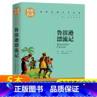 [正版]鲁滨逊漂流记 原著小学生版6六年级初中生完整版书籍 名家名译 鲁冰做鲁兵逊鲁宾逊罗宾逊 鲁冰逊漂游记 船长世界