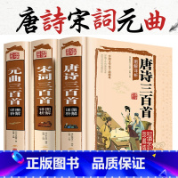 [正版]精装唐诗三百首+宋词三百首+元曲三百首 3本 典藏版中国古诗词大全鉴赏辞典词典赏析古代古典诗词书籍 唐诗宋词元